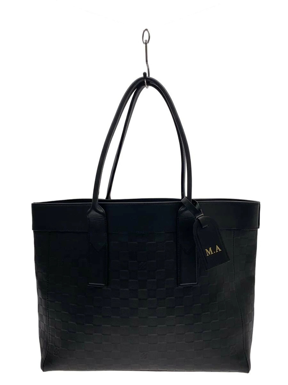 LOUIS VUITTON Cabas Voyage Damier Graphite Black Black